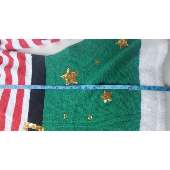 Holiday Time Dress XXL 20 Womens Mrs. Claus Elf Ugly Sweater Dress Christmas - Picture 13 of 14